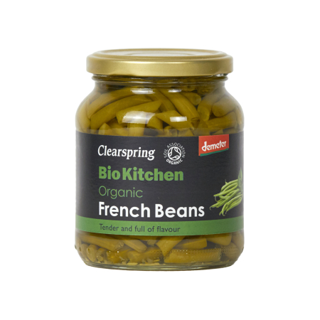 Brechbohnen im Glas, BIO, Clearspring, 340g